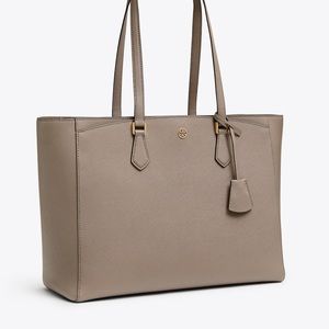 Tory Burch Robinson Tote in Grey